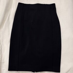 Diane Von Furstenberg Classic Black Pencil Skirt